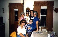 Andy McDougal; Ann Bennett; Alice Mop Bennett; Katherine (Kat) McDougal Wheeler McCandless; Ruth Bennett McDougal Dorrough; Camp Family